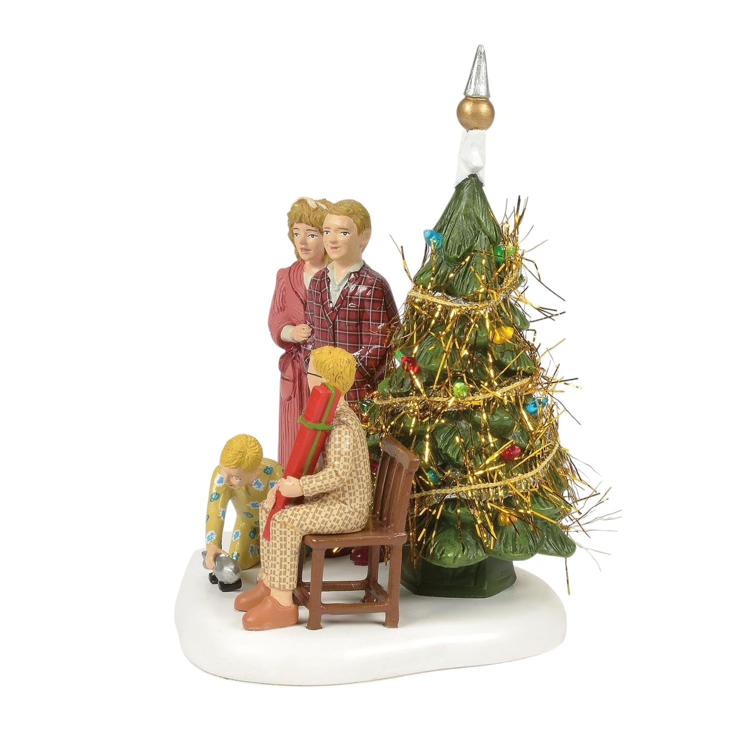 Christmas >> Villages >> a Christmas Story | The Family Opens Their Gifts