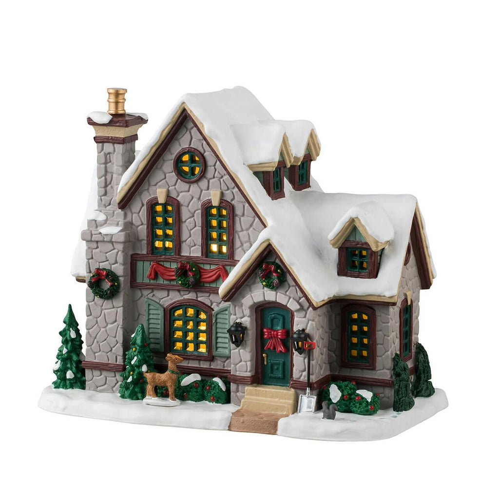 White Christmas House is a holiday decor accent selected for mantels, shelves, trees, stockings, entryways, holiday displays, and seasonal gift giving. Details from the listing include Approximately 6. A seasonal choice for holiday decorators, collectors, hosts, ornament lovers, and festive gift giving. Listing details help shoppers compare the item type, use, style, and intended recipient before purchase.